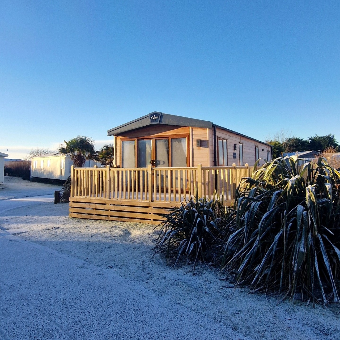lodge in the frost